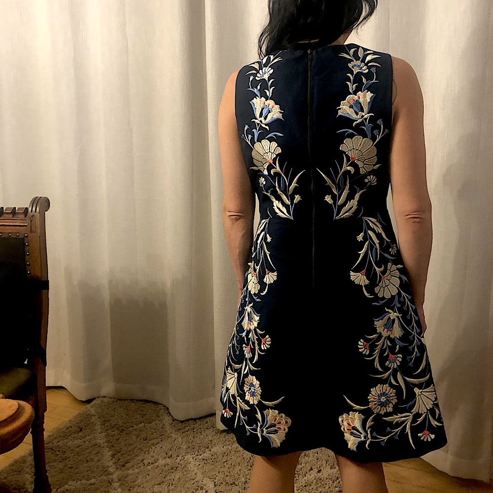 Beautiful Anthropologie embroidered dress, medium